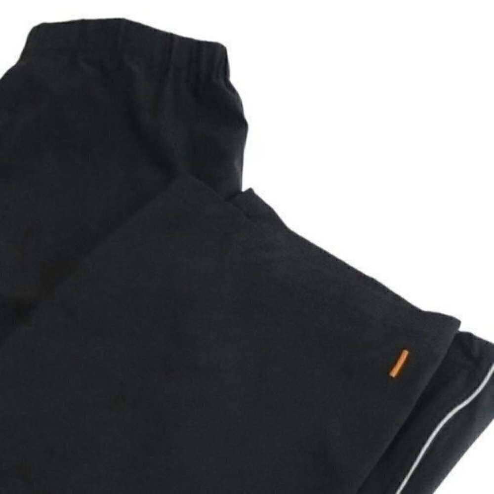 Lucy Flex Track pants black with White stripe up sides w/ Pockets Size small - Picture 6 of 8